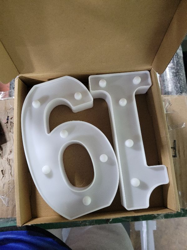 Photo 1 of 16th Birthday Decorations for Girls Boys,Sweet 16 Party Decorations for Centerpieces Table,Light Up Numbers Sweet 16 Sign for Party Backdrop Wall Decor for 16th Wedding Anniversary Decoration