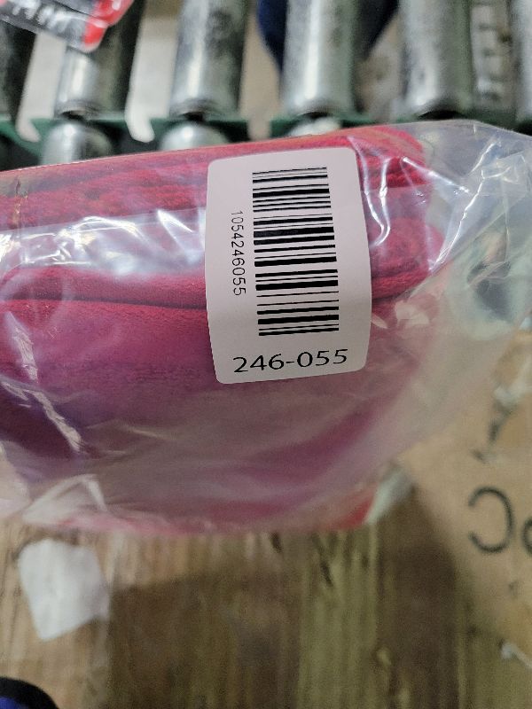 Photo 1 of 2-Piece Hand Towels for Bathroom in Red, Super Soft Decorative Christmas Hand Towel Set, Wavy Jacquard, Small Size 13x29 Inches