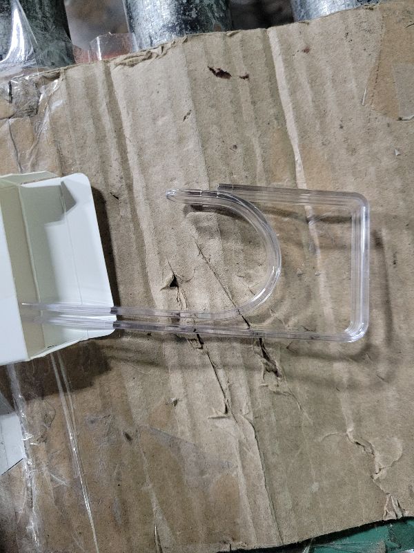 Photo 1 of 12 in Wreath Hangers - Clear Over The Door Hooks, 2 Pack Non-Scratch Hooks for Easter, Christmas, Halloween & Fall Wreath Decorations, Welcome Sign for Front Door