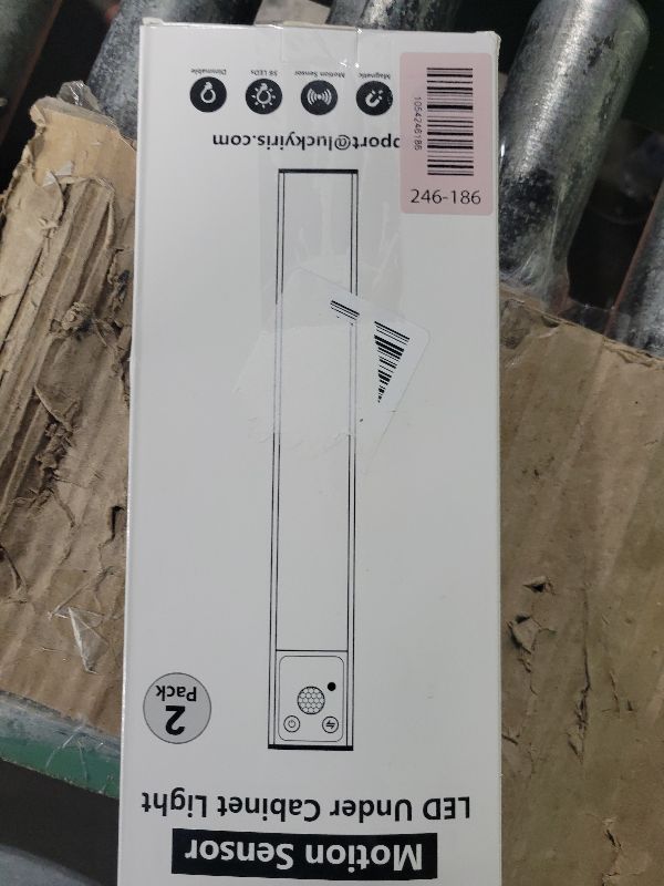 Photo 1 of 12" Ultra-Thin Under Cabinet Lighting Wireless, Aluminum Alloy Under Counter Lights for Kitchen, 3-Color-Temps Magnetic Closet Lights, Rechargeable Motion Sensor Light Indoor (2 Pack, Black)