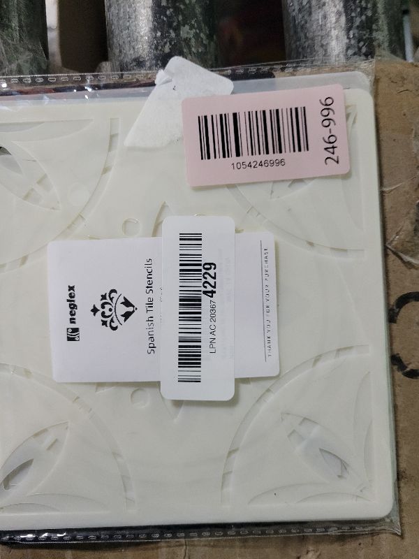 Photo 1 of 16-Pack Spanish Tile Stencil Set (6X6 Inch) Authentic Patterns for Floor and Wall, Reusable Tile Stencils for Painting on Floors, Furniture, and Canvas, DIY Spanish Talavera Home Décor