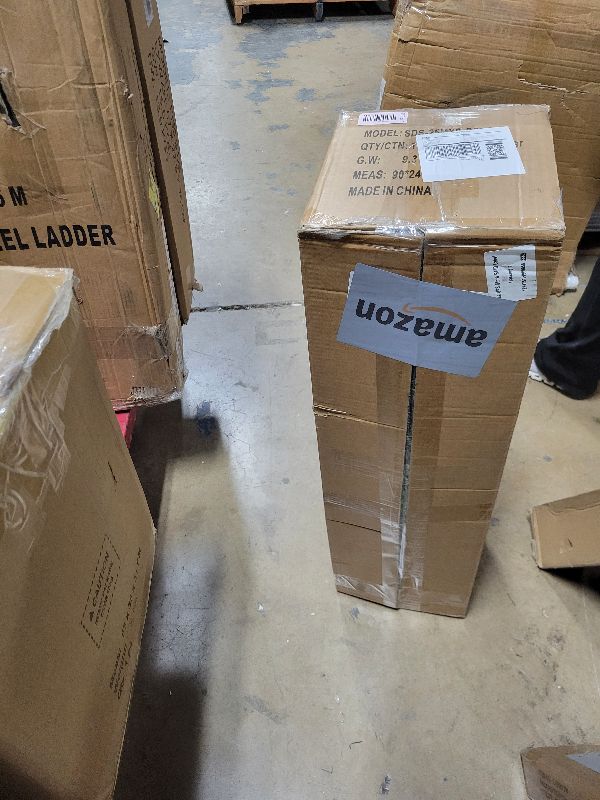 Photo 1 of 2 Pack 4 Ft Artificial Christmas Entrance Tree in 7”Large Base with 60 LEDs Warm White Light Timer Battery Operated 126 Classic Branch 18 Smoky Pine Bristle 14 Pinecone 12 Berries Xmas Door Decor