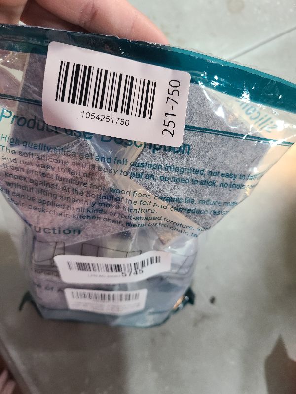 Photo 1 of 16 Pcs Clear Square Chair Leg Protectors for Hardwood Floors,Silicone Felt Furniture Leg Cover Pad for Protecting Floors from Scratches and Noise, Smooth Moving for Chair Feet,(Fit: 1.89-2.29").