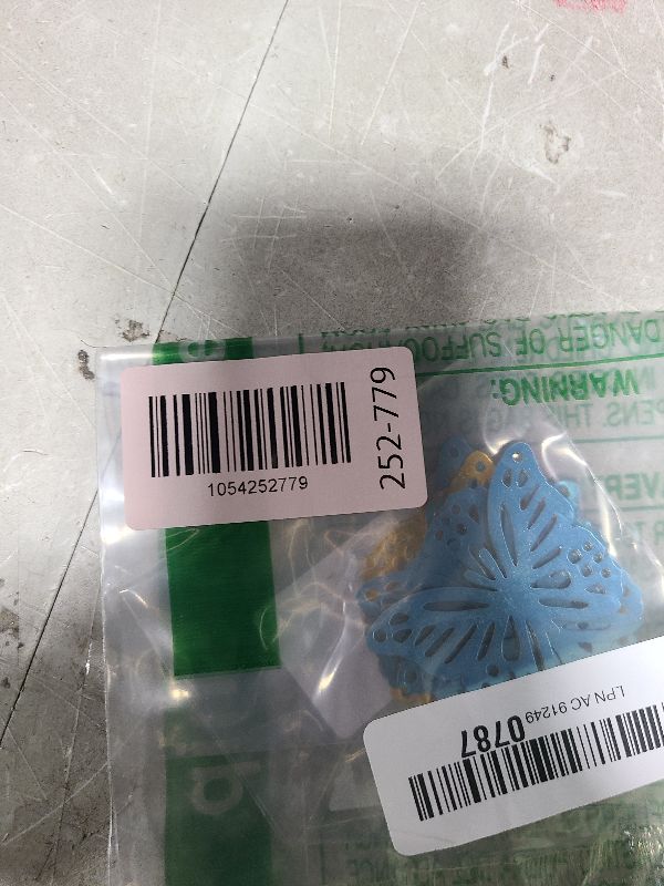 Photo 1 of 12PCS 3D Golden Paper Butterfly Cupcake Toppers, Exquisite Butterfly Cake Decorations, wedding & birthday party Decoration