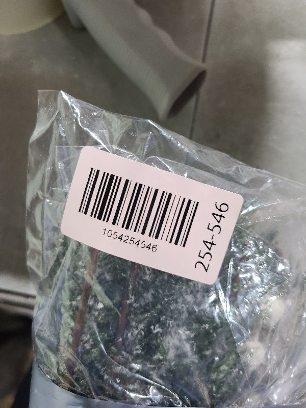 Photo 1 of 10PCS Artificial Christmas Picks White Berry Stems Faux Frosted Pine Branches Holly Spray with Bow-knot Pinecones for Xmas Tree Flower Arrangement Wreath Winter Holiday Season Décor (White, 10)