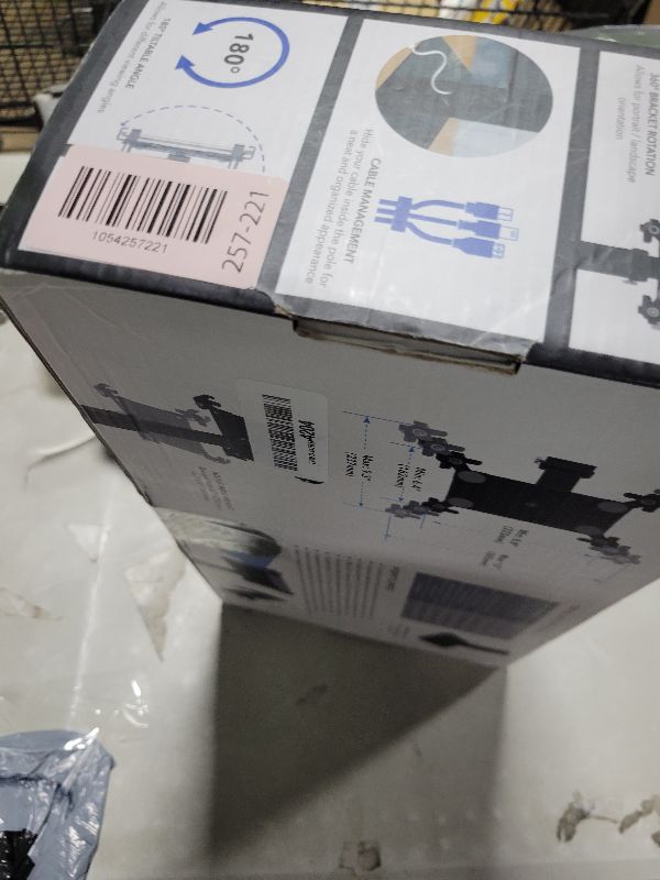 Photo 1 of AboveTEK Anti-Theft iPad Kiosk Stand, 360 Rotation & Adj. Height 8.3"–13.4", Heavy-Duty Steel & Aluminum, Fits 9.7"-13" Tablets, Security Retail POS Tablet Stand for Business & Commercial Use