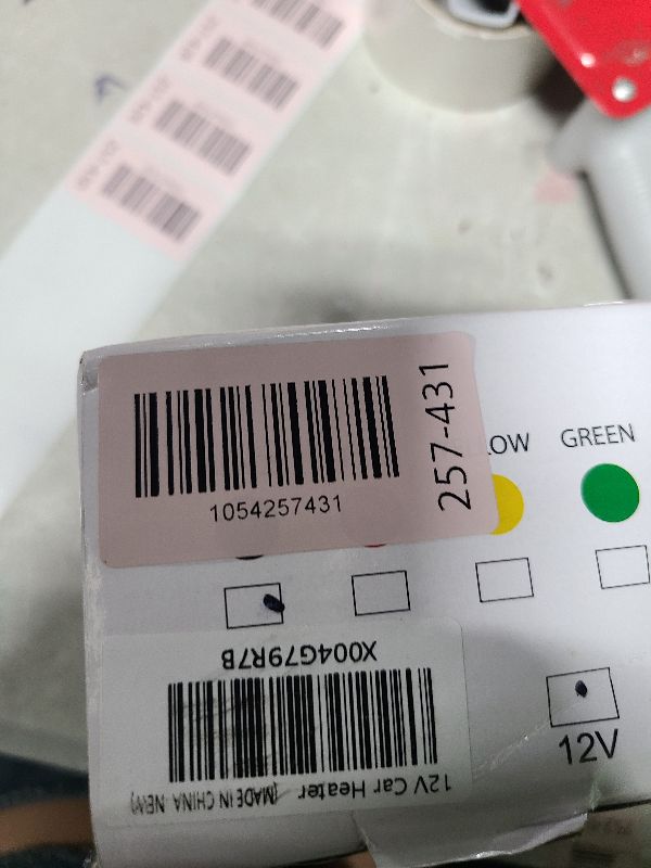 Photo 1 of 12Volt Car Heater That Plugs into Cigarette Lighter, 150W Portable Windshield Defogger Defroster