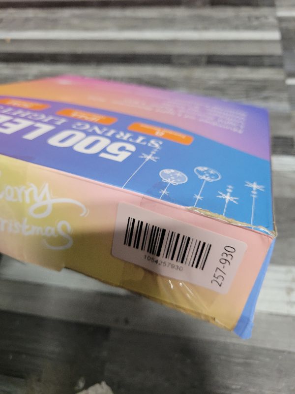 Photo 1 of 164 FT 500 LED Christmas String Lights, Waterproof RGB String Lights with Remote Control& Timer Function, 24 Colors Changing Fairy Lights for Indoor Outdoor Room Wall Christmas Tree Party Decoration