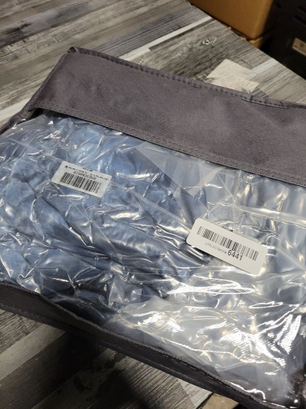 Photo 1 of A Nice Night Faux Fur Reading Pillow Bed Wedge Large Adult Children Backrest with Arms Back Support for Sitting Up in Bed/Couch for Bedrest,Tie Dyed Navy