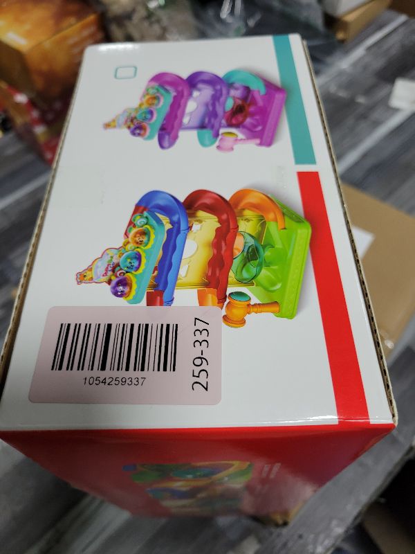 Photo 1 of 2-in-1 Rolling Ball & Car Ramp Race Track for Toddlers, Hammer Ball Drop Toy for Boys & Girls, Interactive Toys w/Sensor Lights - Montessori STEM Learning Toys - Brithday Gift for Kids 1-5+ Year Old