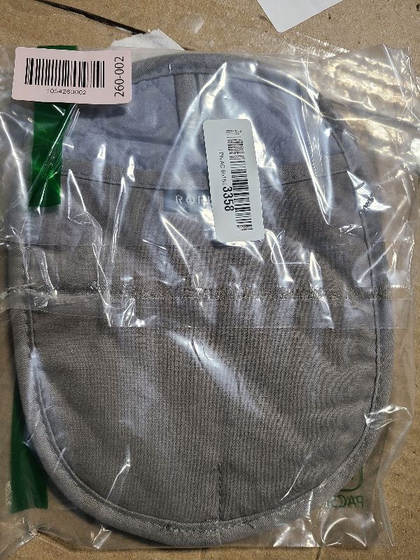 Photo 1 of 2-Pack Silicone Pot Holders for Kitchen Heat Resistant up to 500°F, Non-Slip Large Hot Pads with Pocket, Quilted Liner Trivets for Countertops Hot Pots and Pans (Gray)