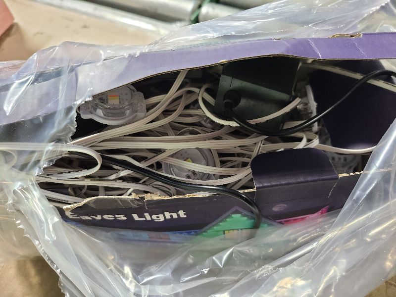 Photo 1 of 200FT Permanent Outdoor RGB Lights - Waterproof Smart LED Eaves Lights with App/Remote Control, Music Sync & DIY Scenes, Perfect for Christmas, Halloween, Parties & Daily Decor, Ideal for House Roof