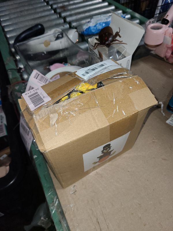 Photo 1 of 4 Foot Turkey Inflatable Thanksgiving Inflatables Outdoor Decorations Blow Up Turkey with Pumpkin Built-in LEDs Fall Thanksgiving Decorations for Home Outside Yard Lawn Garden Holiday Party