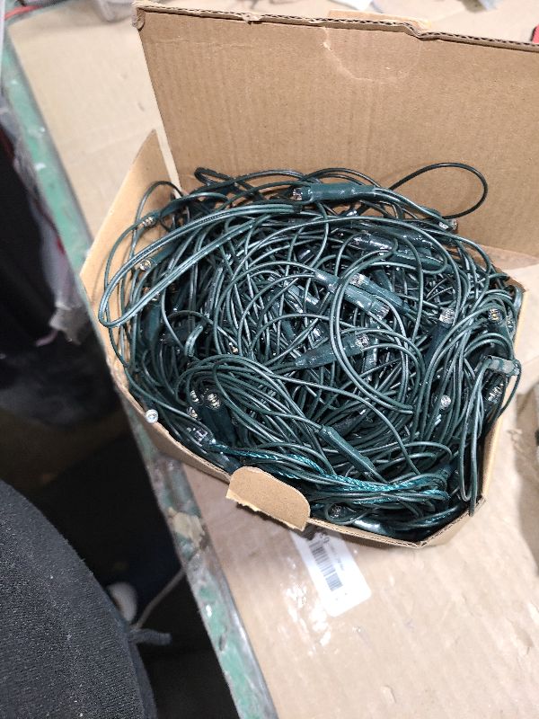 Photo 1 of 12ft x 5ft 360 LED Christmas Net Lights, 8 Modes Waterproof With Timer Low Voltage Connectable Mesh Lights for Trees, Bushes, Shurb, Garden, Outdoor Decoration(1 Pack, Green Wire, Warm White)