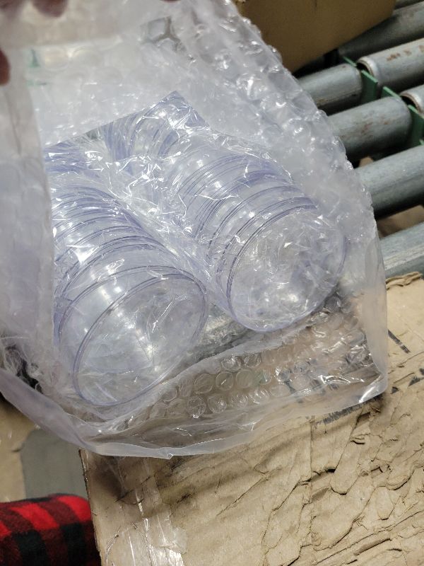 Photo 1 of 20 Pack Clear Plastic Fillable Ornament Ball 3.15''/80mm for Christmas,Holiday, Wedding,Party,Home Decor