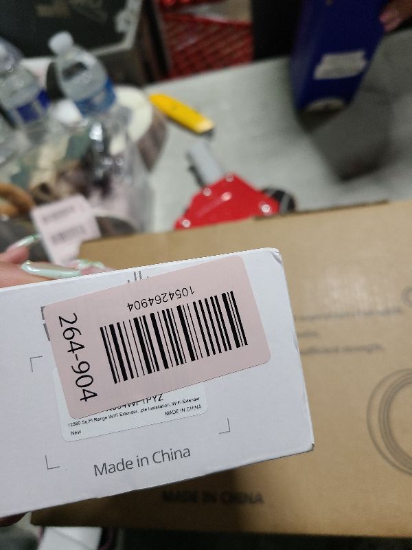 Photo 1 of 12880 Sq.Ft Range WiFi Extender Signal Booster Dual Band 5GHz/2.4GHz, 105-Device Compatibility, Simple Installation, WiFi Extender