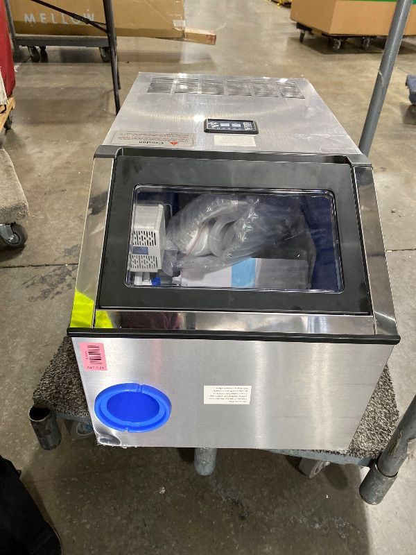 Photo 1 of FACTORY SEALED
Commercial Ice Maker Machine with 50 lbs Storage Bin, 160 lbs/24H, Dual Water Inlet Options, Under Counter Freestanding Ice Maker for Home, Bar, Support 5-Gallon Bottle Water & Tap Water