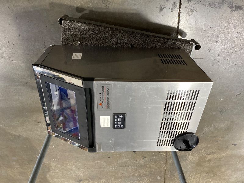 Photo 1 of FACTORY SEALED
Commercial Ice Maker Machine with 50 lbs Storage Bin, 160 lbs/24H, Dual Water Inlet Options, Under Counter Freestanding Ice Maker for Home, Bar, Support 5-Gallon Bottle Water & Tap Water