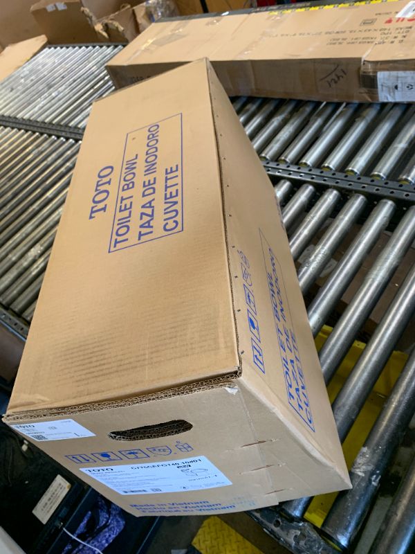 Photo 1 of FACTORY SEALED
TOTO Drake Elongated Universal Height TORNADO FLUSH Toilet Bowl with 10 Inch Rough-In and CEFIONTECT, WASHLET+ Ready, Cotton White - C776CEFGT40.10#01