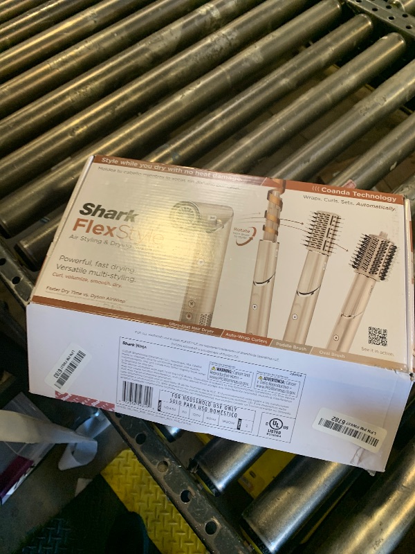 Photo 1 of Shark HD430 FlexStyle Air Styling & Drying System, Powerful Hair Dryer Brush & Multi-Styler with Auto-Wrap Curlers, Paddle Brush, Oval Brush, Concentrator Attachment, Stone