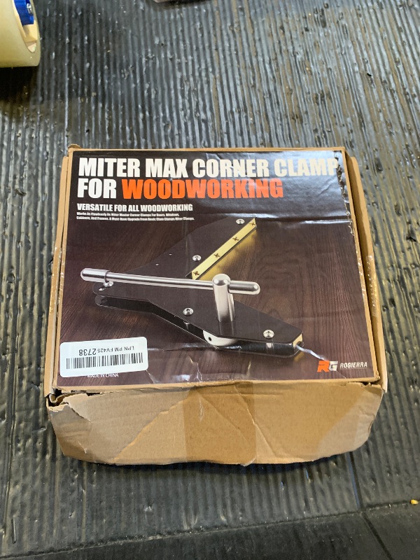 Photo 1 of Miter Clamps for Woodworking - Corner Clamps for Picture Frames, Window & Door Casing, Cabinet Trim, DIY Crafting - Secure 90° Angle Grip for Precision Projects