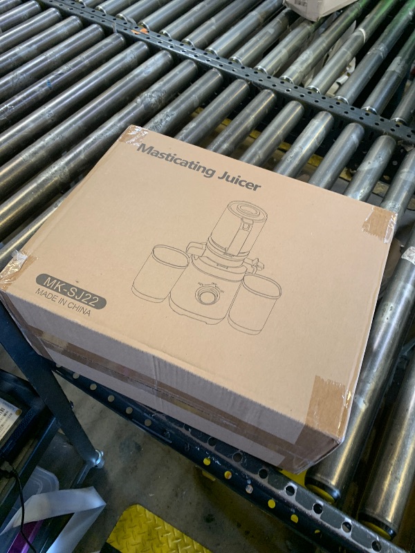 Photo 1 of Juicer Machines, 100 Watts Cold Press Juicer with Wide Chute, Slow Masticating Juicers, High Juice Yield fit Whole Fruits & Vegetables, Easy to Clean