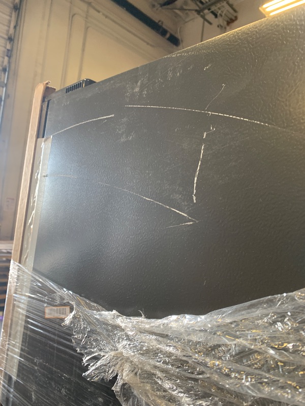 Photo 1 of BLACK+DECKER 24 Cu. Ft. Top Mount Refrigerator with Ice Maker, 2-Door Refrigerator with Top Freezer, Freezer with Icemaker and Adjustable Temperature Control, ENERGY STAR, BR2400JIMS, Stainless Look