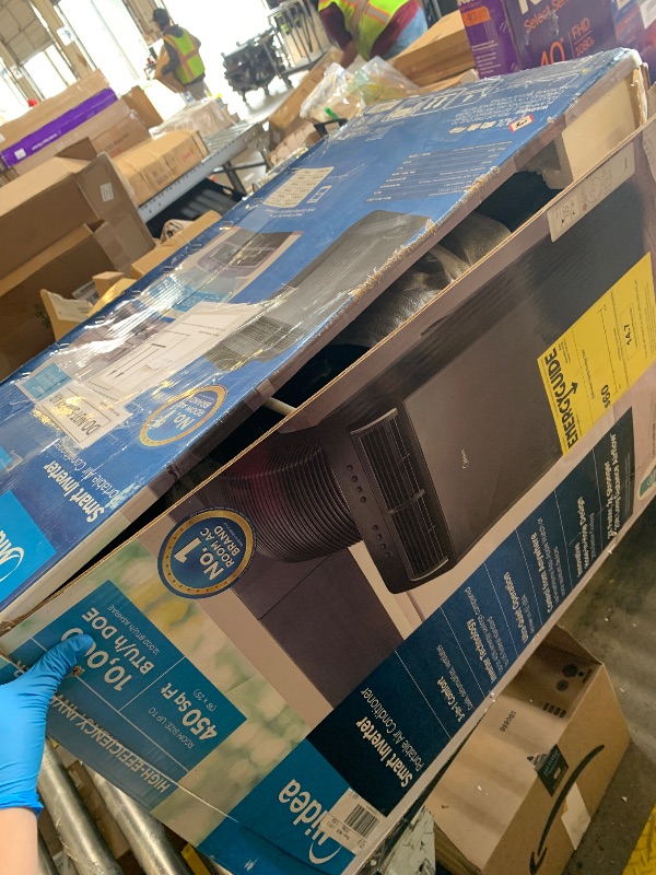 Photo 1 of Midea Duo 12,000 BTU (10,000 BTU SACC) High Efficiency Inverter, Ultra Quiet Portable Air Conditioner, Cools up to 450 Sq. Ft., Compatible with Alexa/Google Assistant, Includes Remote