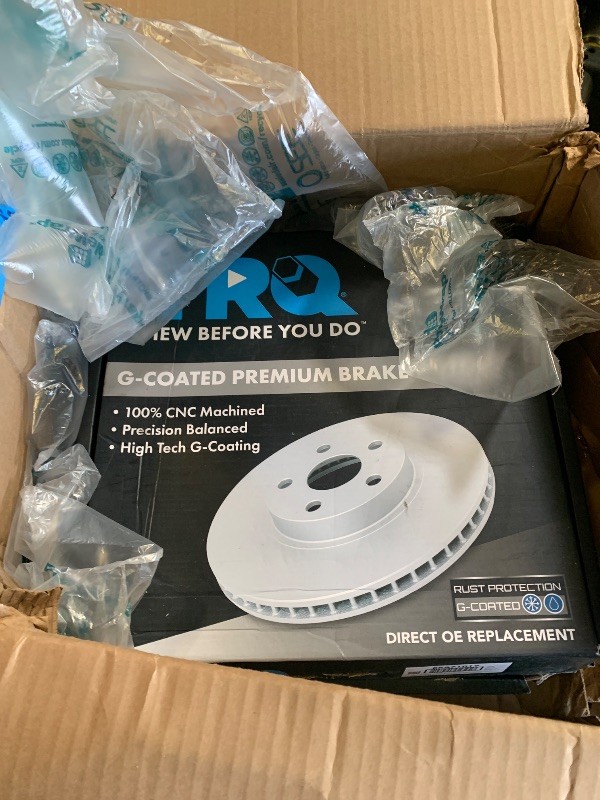 Photo 1 of 2 pck g-coated premium brake rotor