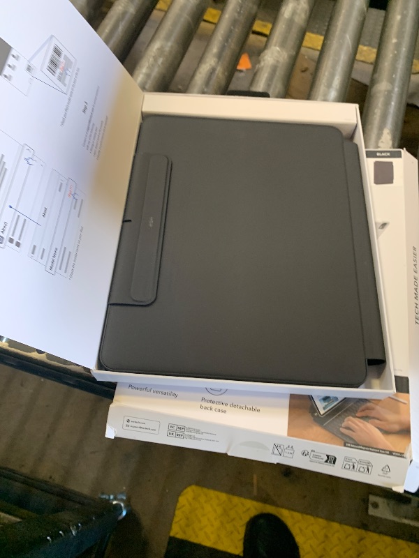 Photo 1 of ESR iPad Pro 13 Inch Case with Keyboard (M5/M4, 2025/2024), iPad Pro 13 Keyboard Case with Easy-Set Magnetic Stand, Portrait/Raised Modes for iPad Pro 13, Removable, Rebound 360 Series, Black