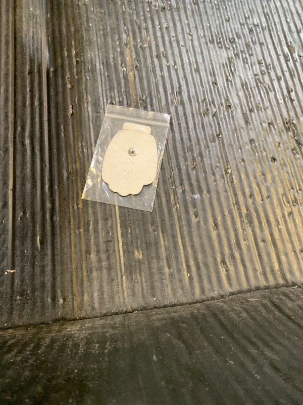 Photo 1 of 1-Pack TENS Unit Replacement Pads, Long-Lasting Snap Electrodes for 50 Times of Use per Pad, Latex-Free TENS Pads Set Compatible with TENS EMS Devices Using 3.5mm Button Lead Wires