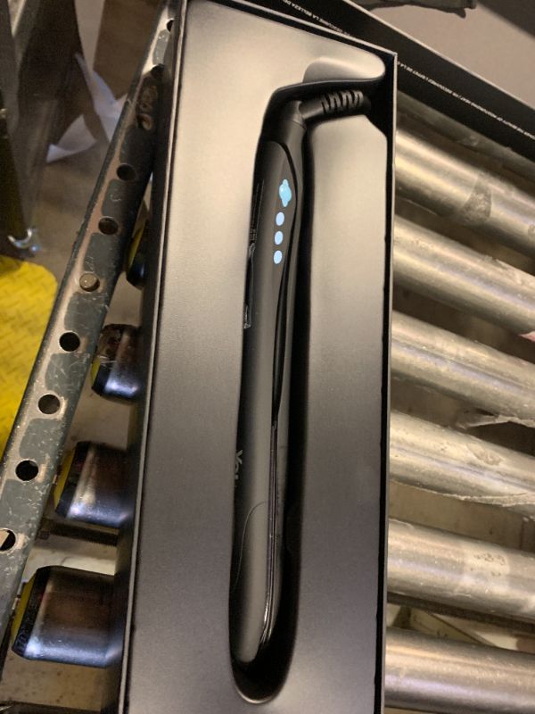 Photo 1 of Bio Ionic 10X Styling Iron, Hair Straightener with 1" Sonic Vibrating Plates, Flat Iron with Ion Generating Mineral Complex, Versatile Styler for Wavy & Straight Hairstyles, Black