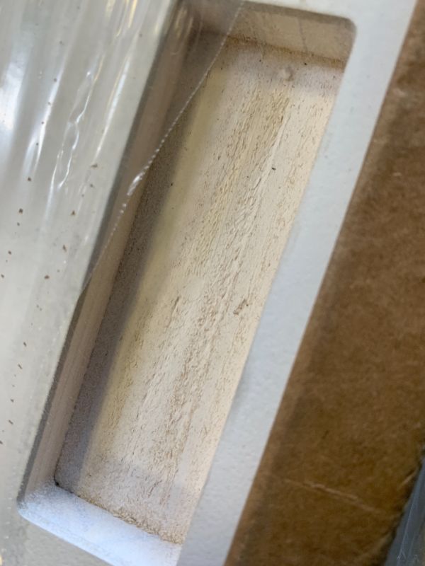 Photo 1 of JUBEST 72 in. x 80in. Bypass Closet Door, Flat 2 Panel Shaker Style White Primed Bypass Sliding Closet Door, Interior Doors with Hardware Kits Include, Pre-drilled, Paintable
DAMAGED DOOR SEE PIC