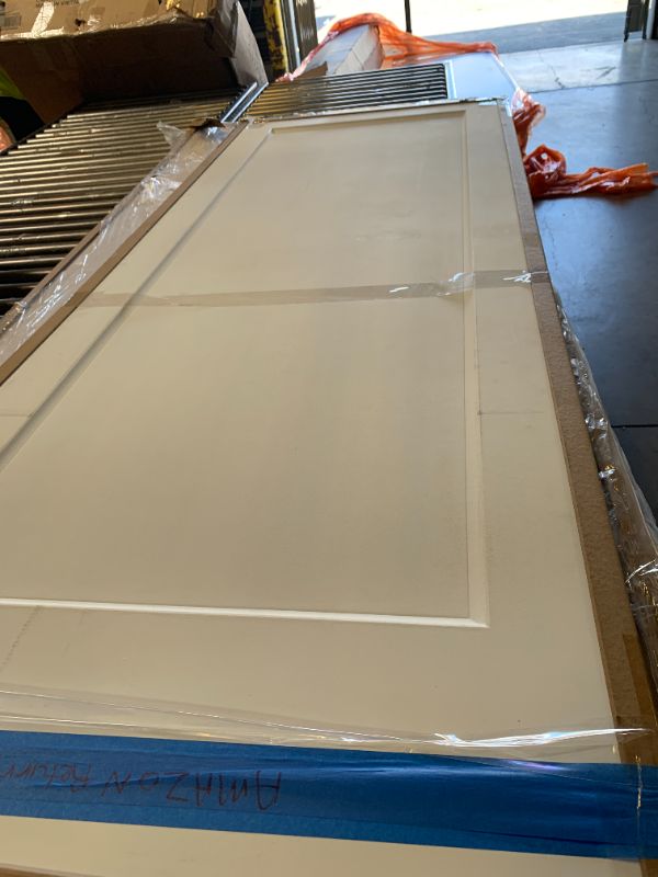 Photo 1 of BARNSMITH 30x80 in 1-Panel White Primed Molded Door Slab, Shaker Style Paintable Hollow Core Interior Door Panel, for Pocket, Swing, Sliding Door, Durable and Lightweight, No Assembly Required
DAMAGED