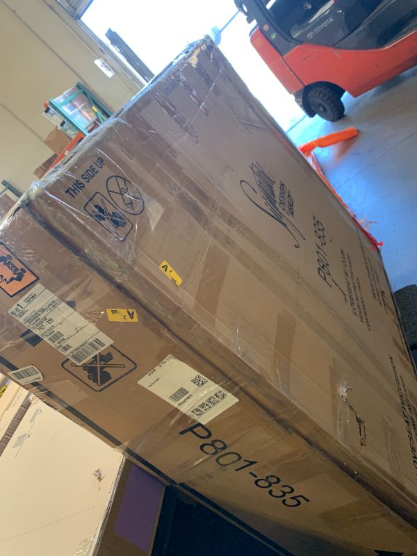 Photo 1 of Amazon Basics Furniture Style Dog Crate, 48 Inches