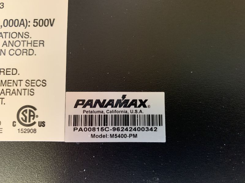 Photo 1 of Panamax M5400-PM 11 Outlet Home Theater Power Conditioner