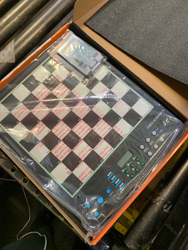 Photo 1 of LC2B Advanced Electronic Chess Set with ELO 2200+ Engine & Talking AI Tutor, Comfortable Size Electronic Chess Board Perfect for Chess Lovers, Smart Computer Chess Game Set with Strong Magnet(Black)