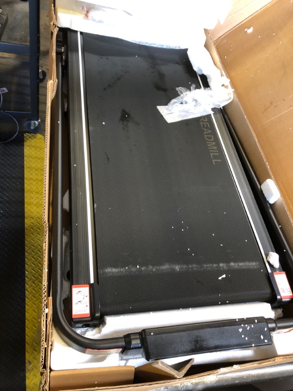 Photo 1 of **USED/UNTESTED** Acezoe Walking Pad Treadmill with Incline and Handle Bar, 2 in 1 Folding Treadmills for Home Small Office, 300lbs Portable Compact Under Desk Treadmill with Remote Control, LED Display and Apps