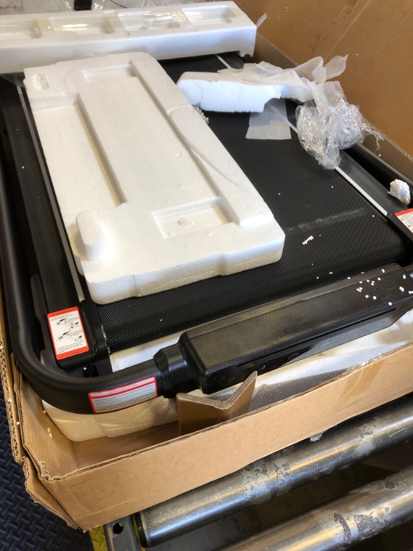 Photo 1 of **USED/UNTESTED** Acezoe Walking Pad Treadmill with Incline and Handle Bar, 2 in 1 Folding Treadmills for Home Small Office, 300lbs Portable Compact Under Desk Treadmill with Remote Control, LED Display and Apps