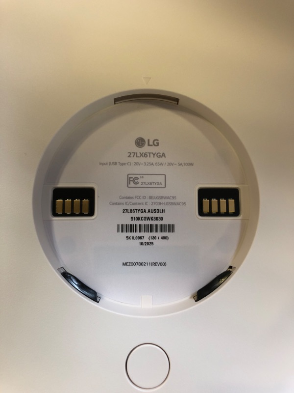 Photo 1 of LG 27-Inch StanbyME 2 with Folio Cover, Portable Touch Screen, Dolby Vision, HDR10, Filmmaker Mode, Built-in Battery, Full Swivel Rotation (27LX6TYGA, 2025)