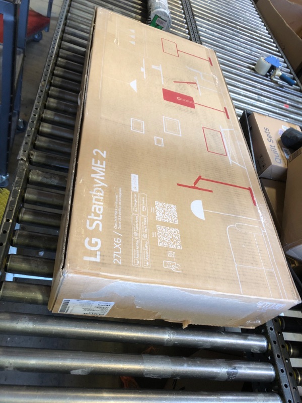 Photo 1 of LG 27-Inch StanbyME 2 with Folio Cover, Portable Touch Screen, Dolby Vision, HDR10, Filmmaker Mode, Built-in Battery, Full Swivel Rotation (27LX6TYGA, 2025)