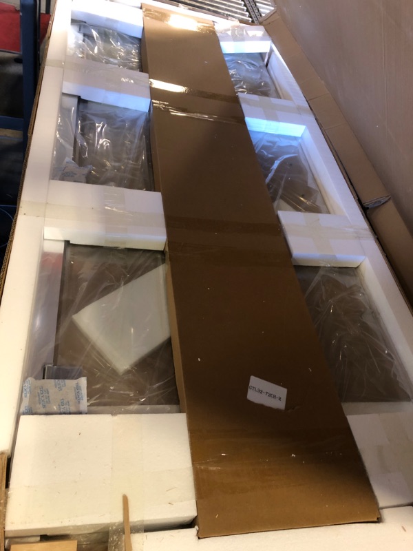 Photo 1 of GETPRO Pivot Hinged Shower Door Frameless 32 in. W x 72 in. H Swing Single Small Shower Door 1/4 in. Tempered Glass Panel Adjustable Right Hinged Bathroom Door for Shower Chrome Hardwares