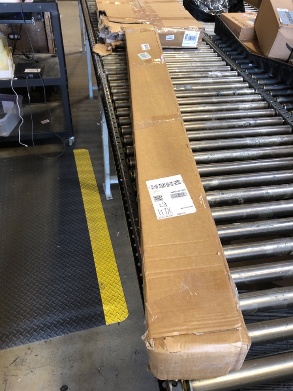 Photo 1 of Egadis 36 in. H x 6 ft. W Porch and Deck Railing Kit, Aluminum Stair Railing Kit, Black Textured AAMA 2604 Powder-Coat Finish Railing System for Concrete Steps or Wooden Stairs (1 Post, 1 Panel)