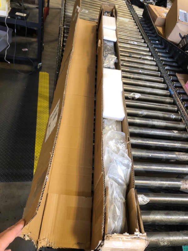 Photo 1 of Egadis 36 in. H x 6 ft. W Porch and Deck Railing Kit, Aluminum Stair Railing Kit, Black Textured AAMA 2604 Powder-Coat Finish Railing System for Concrete Steps or Wooden Stairs (1 Post, 1 Panel)