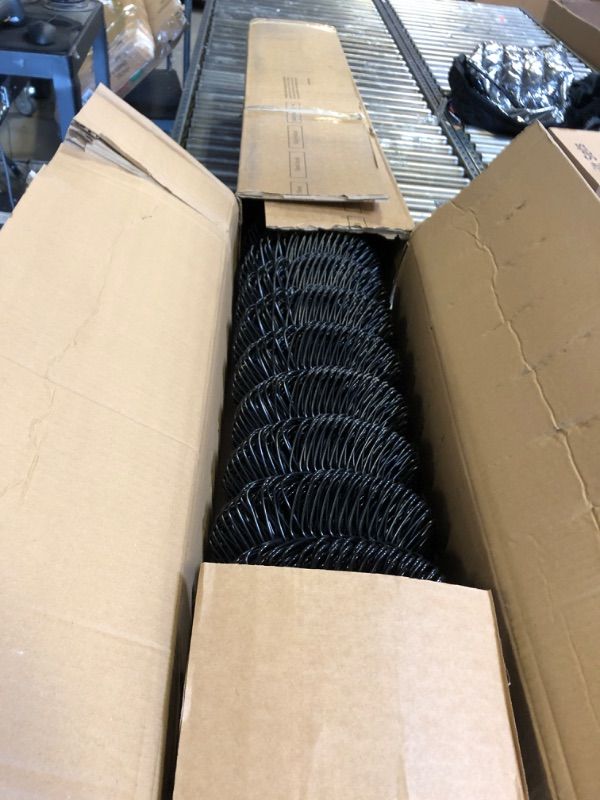 View 3 of ALEKO Galvanized Steel Chain Link Fence Fabric 6 x 50 Feet 9.5-AW Gauge, Black CLFB9.5G6X50
