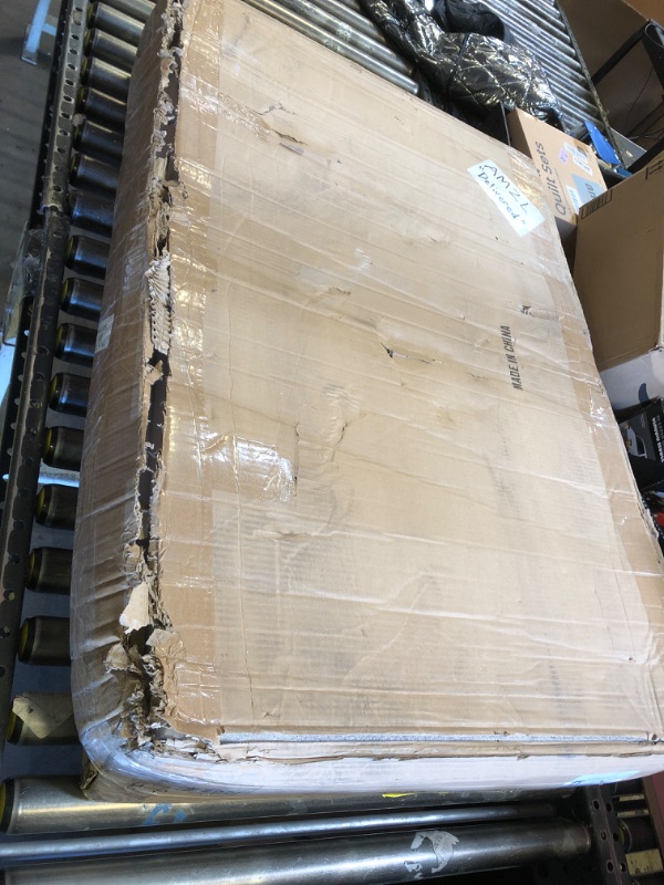 Photo 1 of Entry Door Glass Insert White Exterior Front Door Window Inserts Replacement Kit for Home Improvement (22 x 36,Nickel Caming)