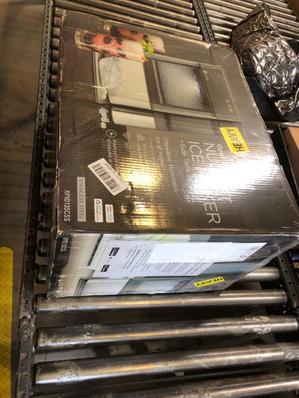 Photo 1 of GE Profile Opal 2.0 with 0.75 Gallon Tank, Chewable Crunchable Countertop Nugget Ice Maker, Scoop included, 38 lbs in 24 hours, Pellet Ice Machine with WiFi & Smart Connected, Stainless Steel