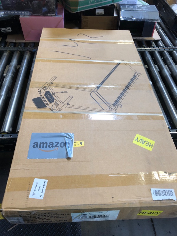 Photo 1 of Portable Treadmill with Incline, 3.0HP Walking Pad with Handle Bar, 3-in-1 Foldable Treadmill for Home Office Small Space with Quiet Brushless, 300 LBS Capacity