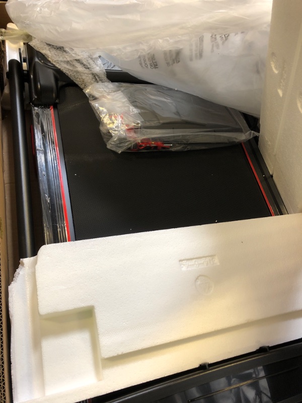 Photo 1 of Portable Treadmill with Incline, 3.0HP Walking Pad with Handle Bar, 3-in-1 Foldable Treadmill for Home Office Small Space with Quiet Brushless, 300 LBS Capacity