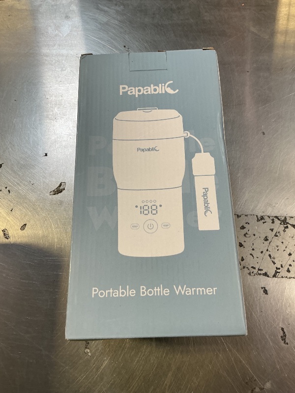Photo 1 of Papablic Portable Bottle Warmer Pro — 115W Fastest Heating, Built-in Sterilizer, Baby Milk Warmer On The Go for Travel and Home, 5 Temp Settings and Keep Warm for Breastmilk & Formula, Mint Green